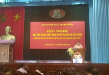 Liên hiệp các Hội KH&KT Thái Nguyên tham gia học tập, quán triệt Nghị quyết Đại hội XII của Đảng do Ban Tuyên giáo Trung ương tổ chức