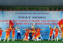 THÁI NGUYÊN PHÁT ĐỘNG TUẦN LỄ QUỐC GIA NƯỚC SẠCH VÀ VỆ SINH MÔI TRƯỜNG NĂM 2024