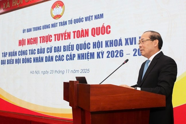 Tập huấn công tác bầu cử Đại biểu Quốc hội và HĐND các cấp