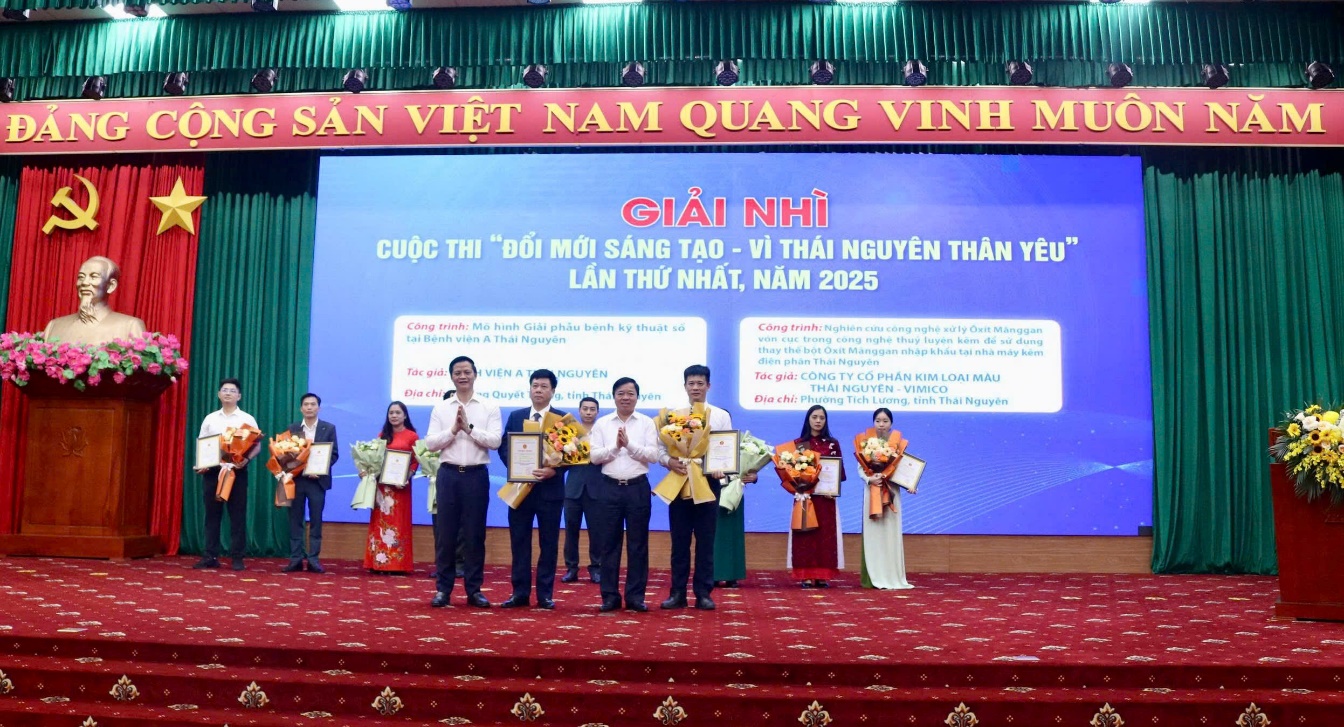Hội viên Liên hiệp Hội đạt giải Nhì Cuộc thi “Đổi mới sáng tạo – Vì Thái Nguyên thân yêu” lần thứ Nhất 2025